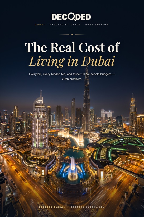 The Real Cost of Living in Dubai cover